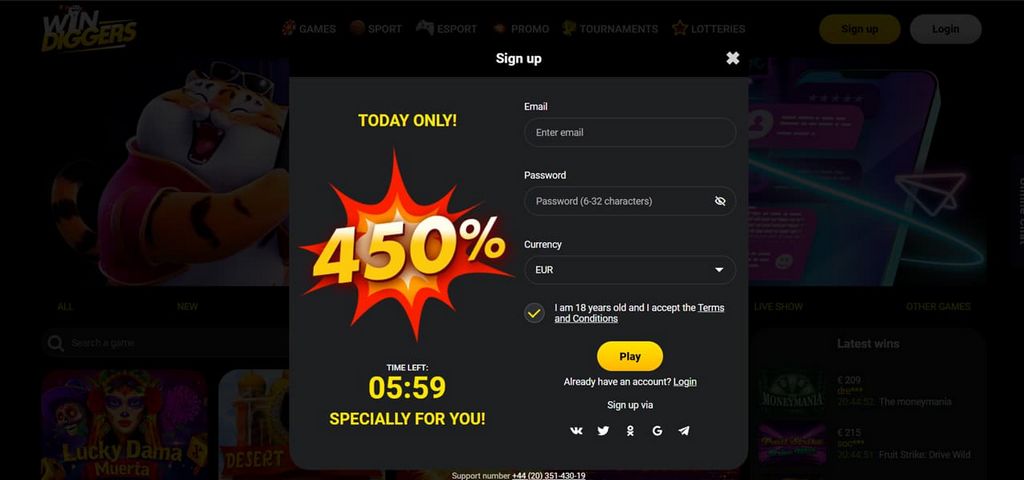 Win Diggers casino